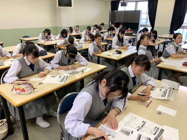 高校2年生「美しい手紙の書き方~文香を添えて~」